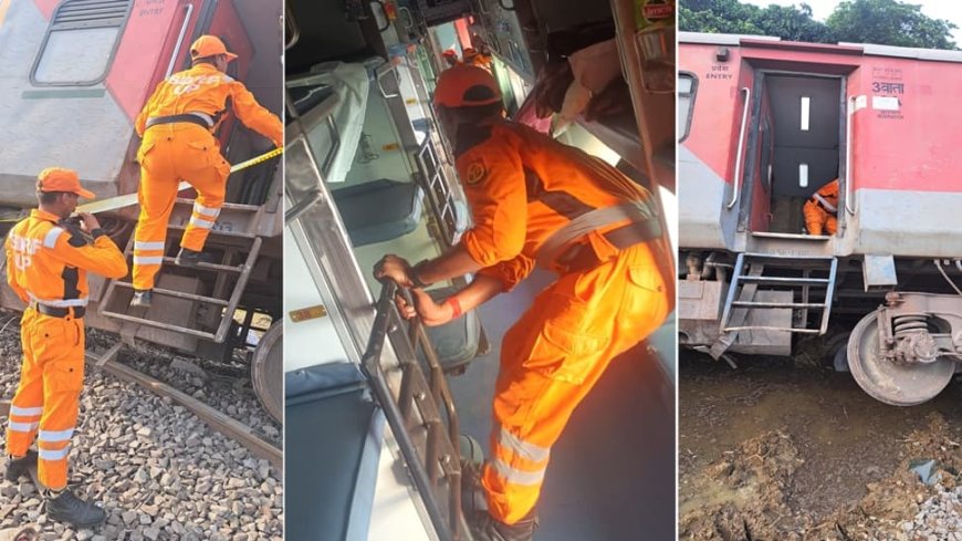 Chandigarh-Dibrugarh Express Accident: Multiple Coaches Derailed Near Gonda; 3 Dead, 30 Injured