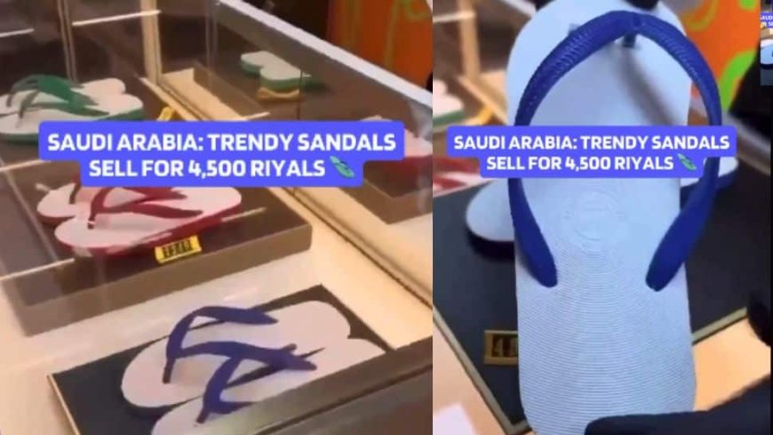 Hawai Chappal Costs 100,000 Rupees In Saudi Arabia; Viral Video Breaks Internet