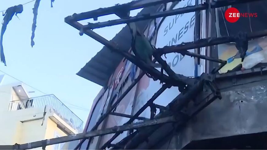 Fire In Delhi’s INA Market: 6 Injured, Roof Collapses, Rescue Efforts Underway