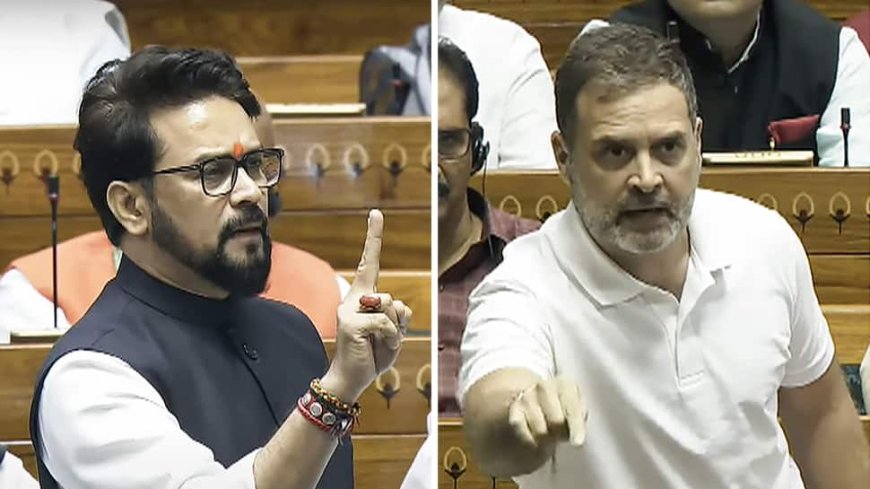 Lok Sabha: Anurag Thakur, Rahul Gandhi Exchange Barbs Over Caste Census Personal Insults