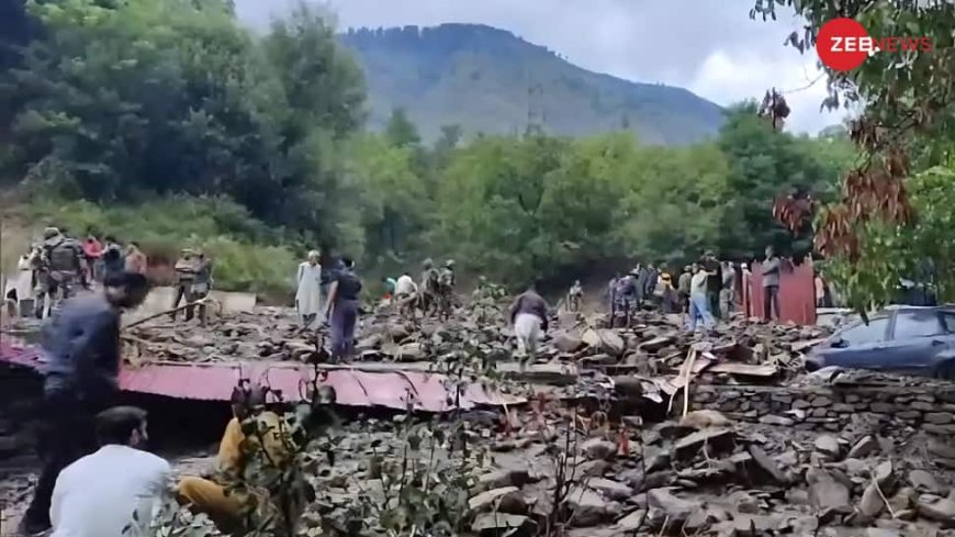 Cloudburst Hits Jammu And Kashmir’s Ganderbal District, Flooding Nearby Areas