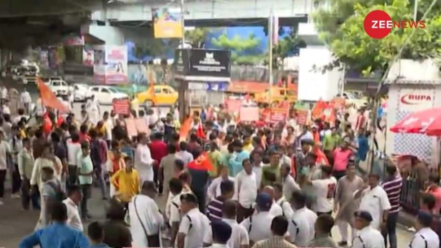 Watch: Protest Erupts In Kolkata After Attacks On Hindu Minorities In Bangladesh