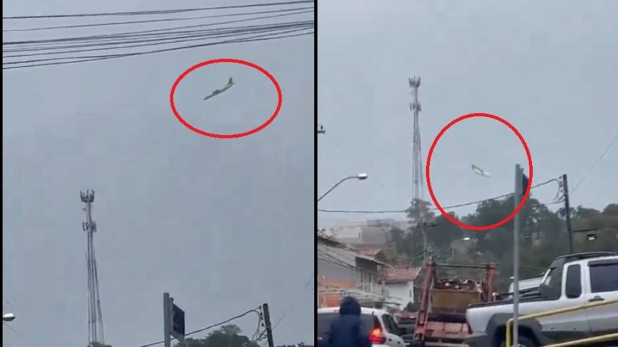 Watch: Terrifying Plane Crash In Brazil Captured On Video With 62 Aboard Voepass Flight 2283