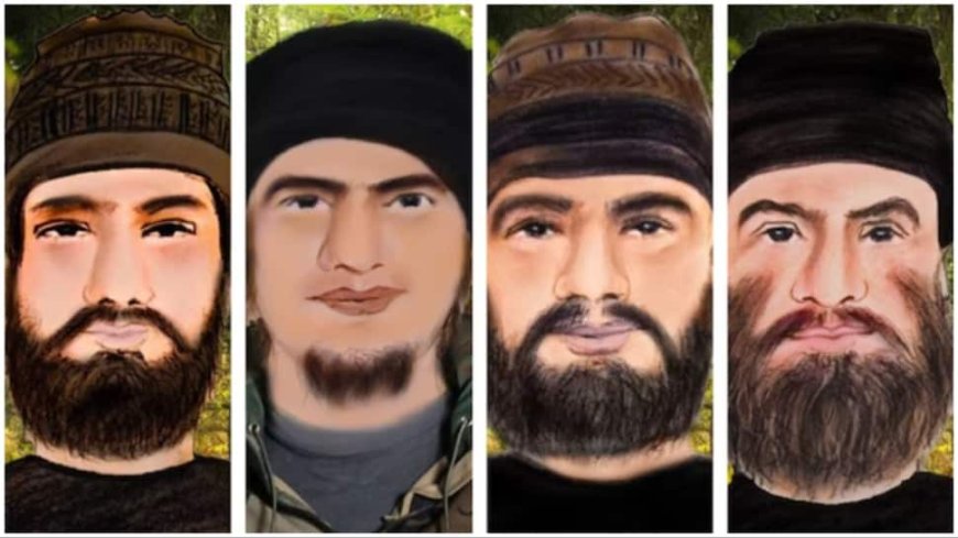 J&K Police Releases Sketches Of Terrorists, Announces Rs 5 Lakh Reward