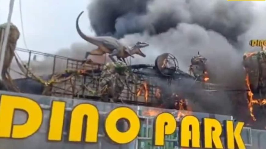 Visakhapatnam: Massive Fire Engulfs Amusement Park | Watch Video