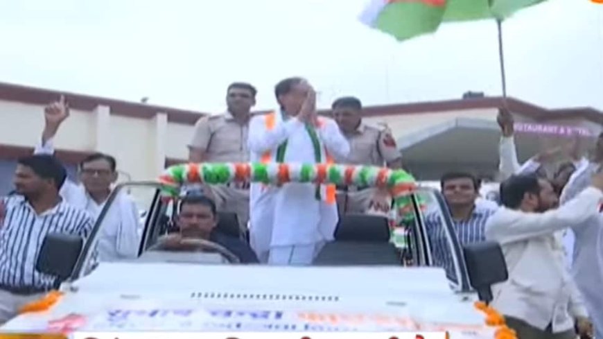 Dr Subhash Chandra Leads Tiranga Yatra In Haryana`s Hisar, Focus On Women Empowerment