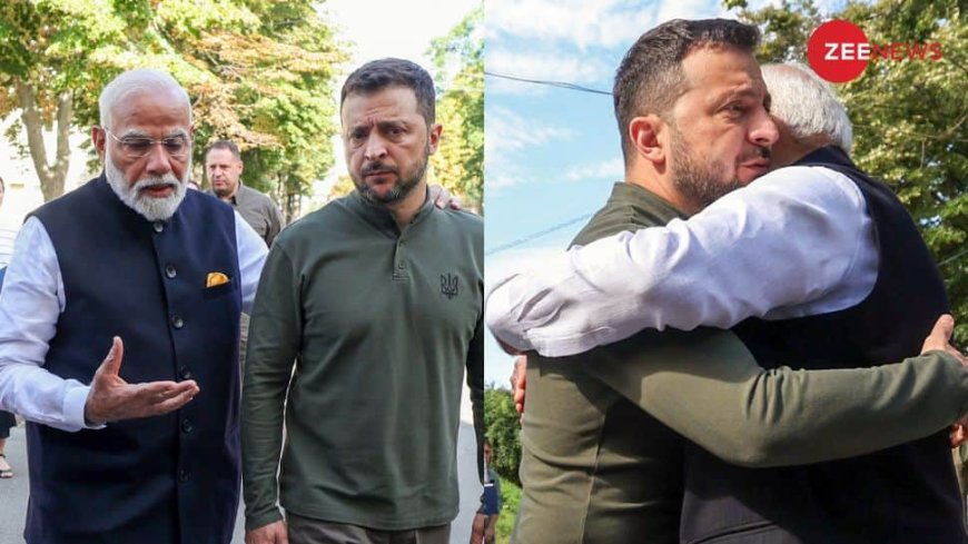 Watch: PM Modi Greets Ukraine President With Hug, Zelenskyy  Gets Emotional