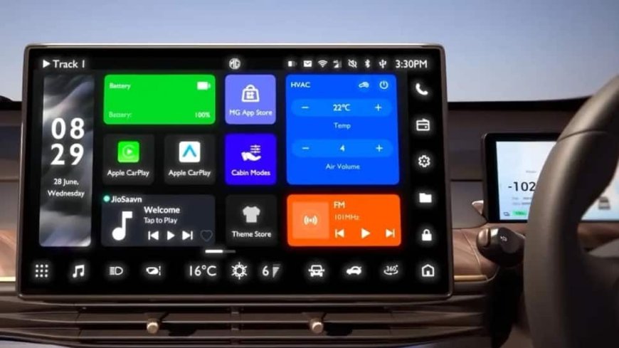 Full Infotainment Guaranteed! Upcoming MG Windsor EV To Have 15.6-inch Touchscreen, Reveals Teaser