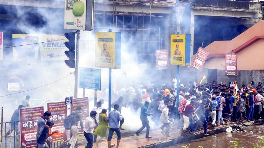 Kolkata Protest: Police Use Batons, Tear Gas As BJP Demands Release Of Arrested Students