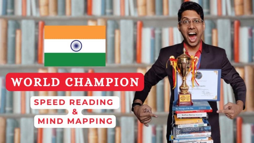 India`s Rajneesh Barapatre Crowned World No. 1 Brain Athlete, Wins World Championship In Speed Reading & Mind Mapping