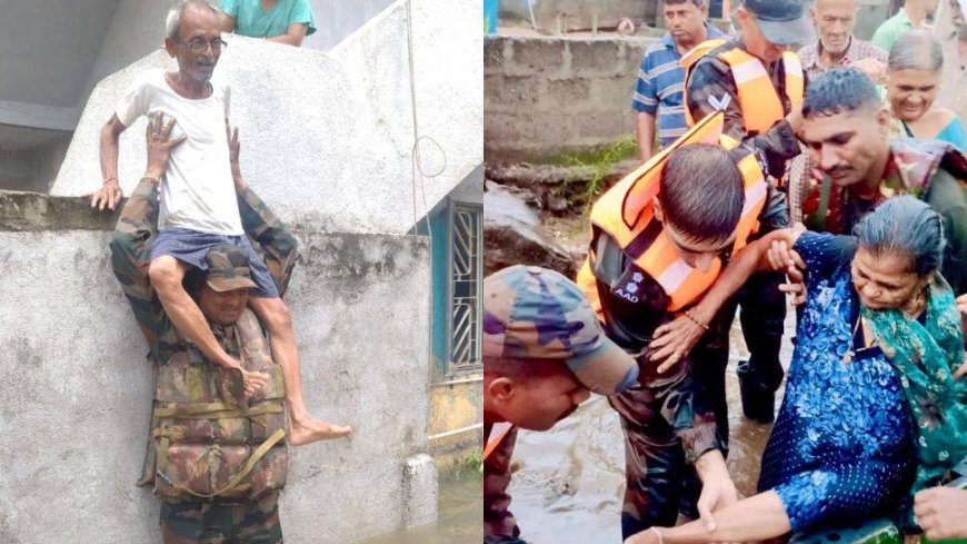 Gujarat Floods: Rain Disrupts Normal Life, Rescue Operations Underway; Top Developments