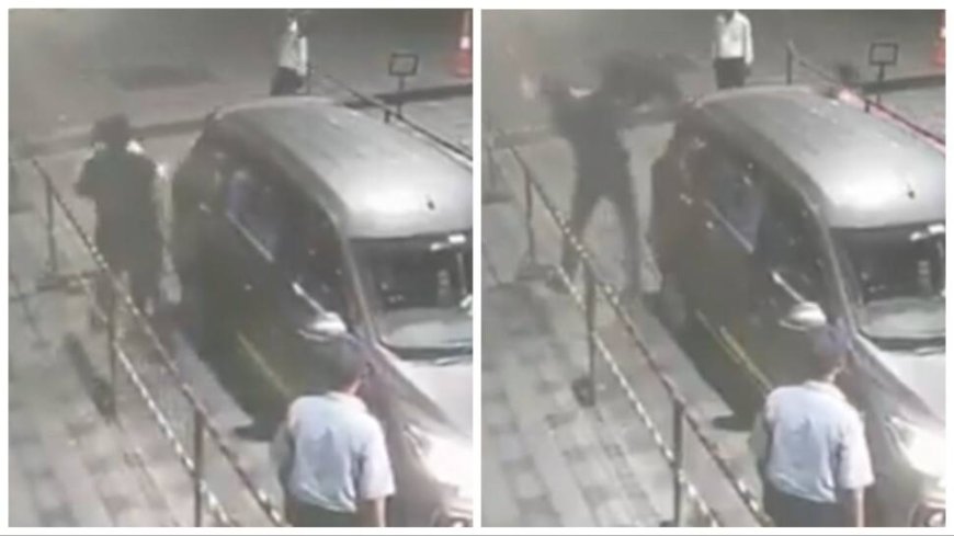 Shocking Video Of Couple`s Disturbing Attack Goes Viral; Man Slaps Ola Driver, Smashes Him To Ground In Mumbai