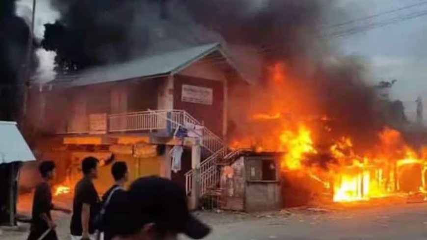 Ethnic Violence Escalates In Manipur, Militants Burn 5 Abandoned Houses In Koutruk village