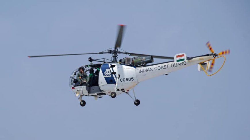 Coast Guard Helicopter Crash Off Gujarat Coast Leaves 3 Crew Members Missing, Rescue Ops On