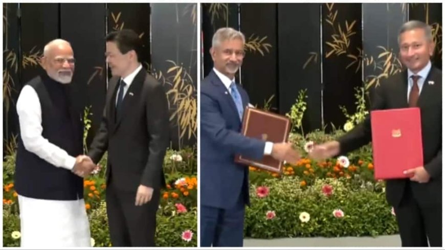 PM Modi Meets Singapore PM Lawrence Wong, Four MoUs Signed - Key Details