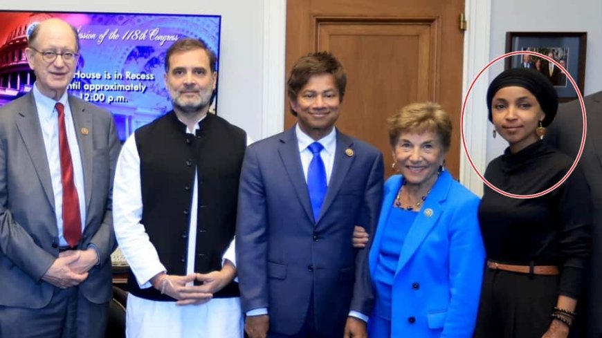 Rahul Gandhi Meets Anti-India American Lawmaker Ilhan Omar; Know Who Is She?