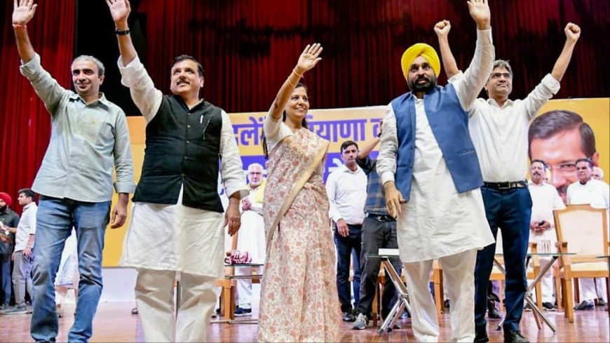 Haryana Assembly Polls: Sunita Kejriwal, Bhagwant Mann Find Place In AAP`s 40-Star Campaigners List