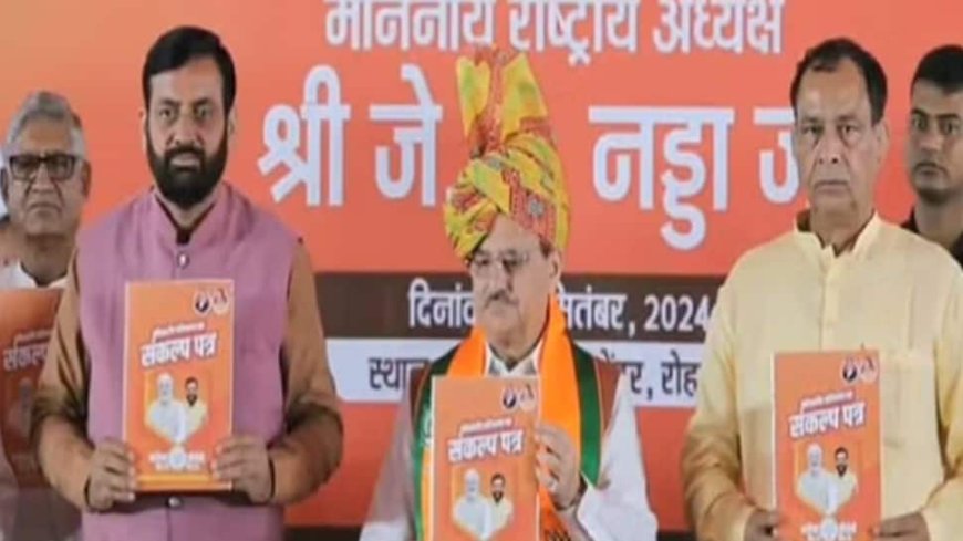 BJP`s `Sankalp Patra` For Haryana Promises Jobs For Ex-Agniveer, MSP Guarantee And More: Key Highlights