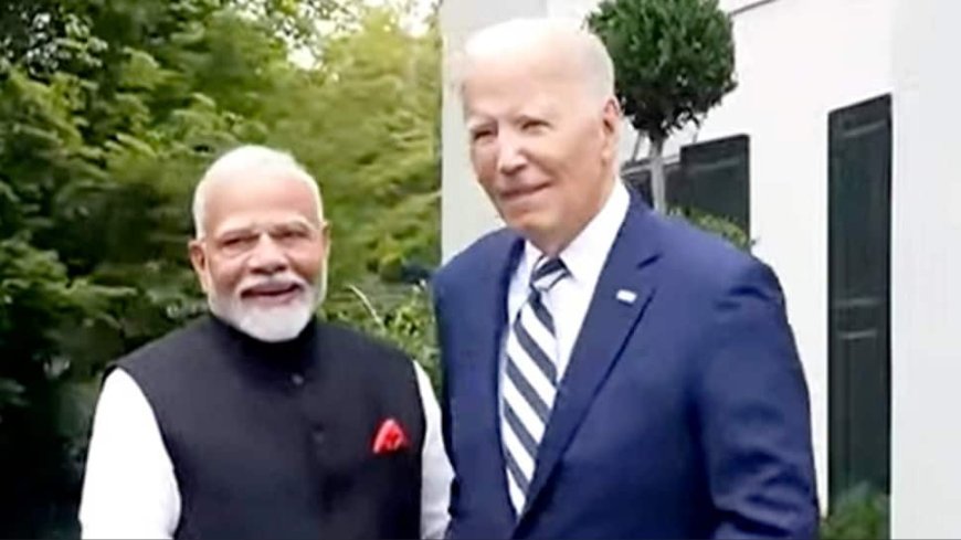 Modi In US: PM Meets President Joe Biden Ahead Of Quad Summit — WATCH