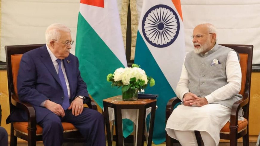 PM Modi Meets Palestinian Prez Amid Gaza Crisis, Reaffirms Support For Peace