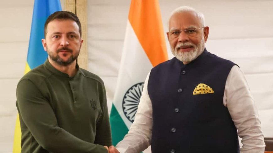 PM Modi Meets President Zelenskyy; Pledges Support For Ukraine's Sovereignty, Territorial Integrity