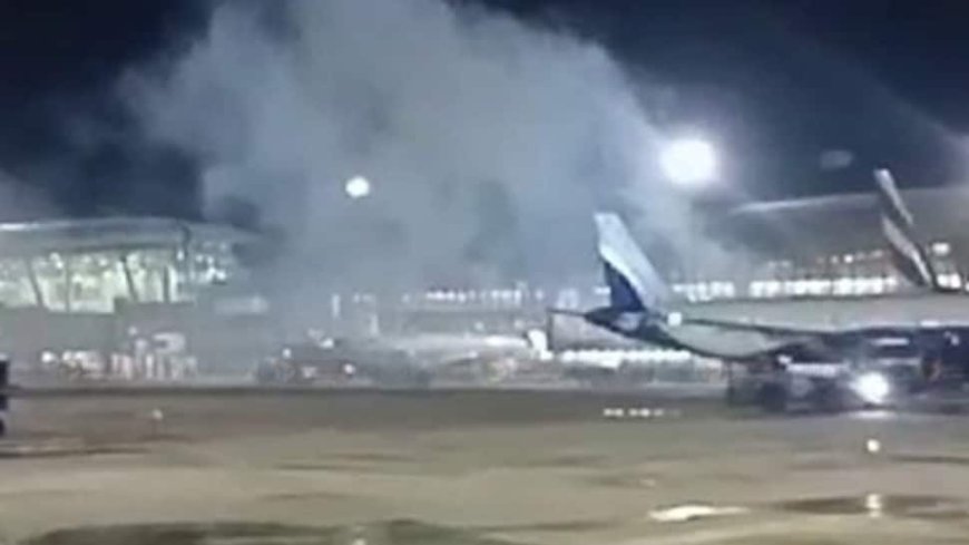 WATCH: Smoke Emanates From Wing Of Dubai-Bound Flight At Chennai Airport