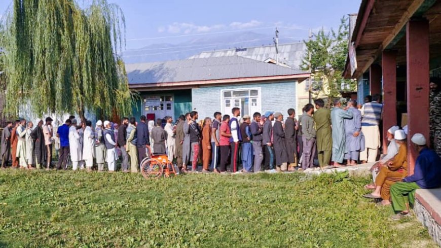 From Stone-Pelting Epicentre To Record Voter Turnout At Polling Booths In Jammu & Kashmir