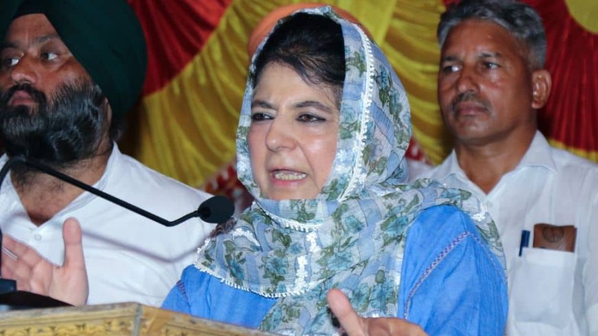 `PDP Will Support Any Secular Govt...,` Says Mehbooba Mufi Amid Jammu And Kashmir Polls