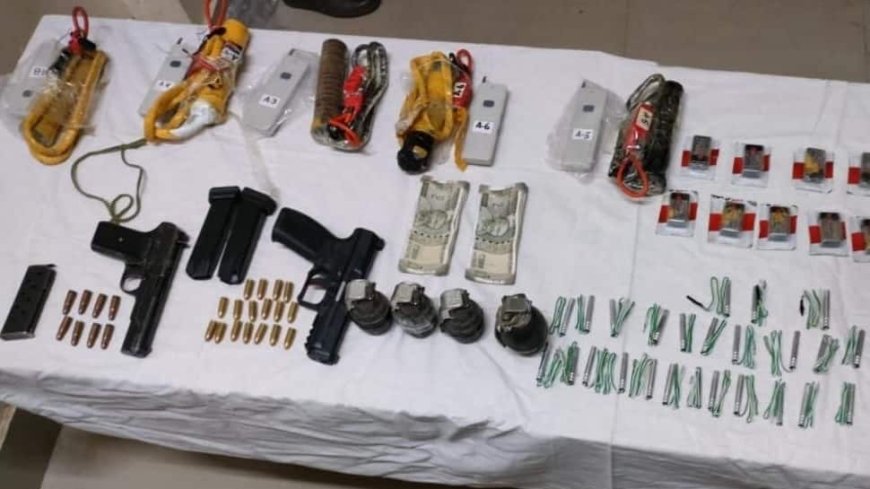 J&K: Police Busts Terror Module In Awantipora; IEDs, Arms And Ammunition Recovered