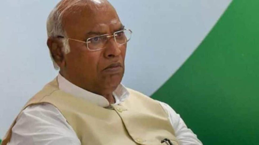 Congress Chief Kharge Falls Ill During Speech In J&K`s Kathua