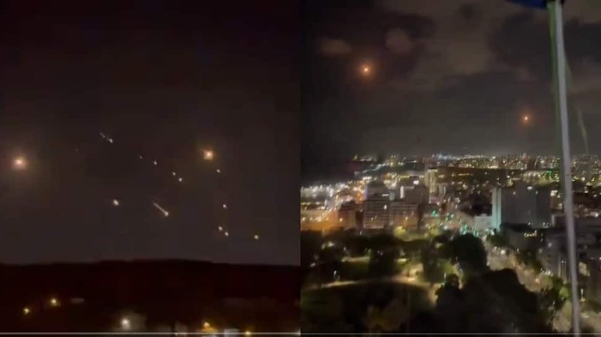 Iran Launches Large Missile Attack At Israel, IDF Says 'Few Casualties Reported, Calm Restored'