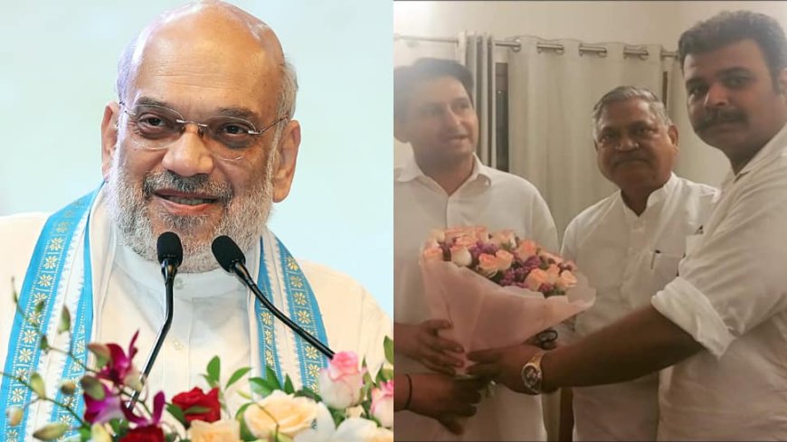 ‘Third Rate Liars’: Congress Hits Back at Shah, Posts Pics of `Drug Kingpin` With BJP Leaders