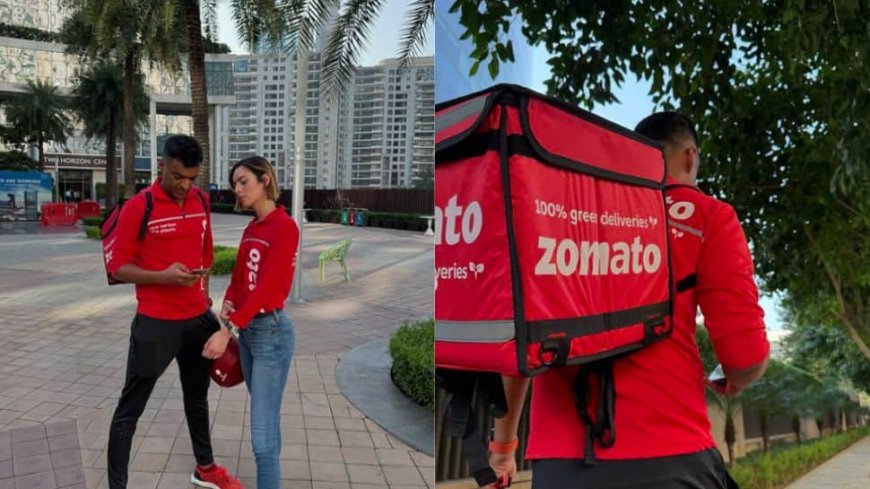 ‘Not A Regular Billionaire’: Users React As Zomato CEO Deepinder Goyal And Wife Turn Delivery Partners In Gurgaon–Watch Video