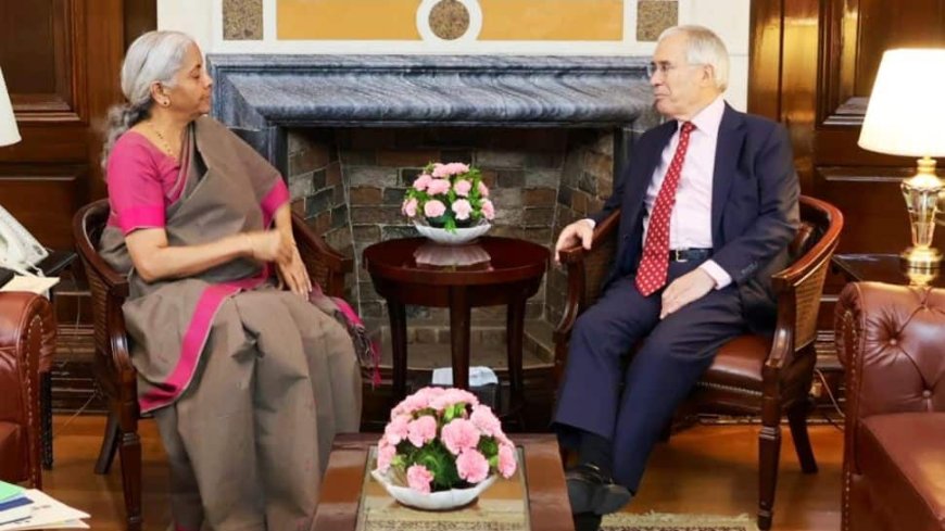 FM Sitharaman Meets G20 Expert Group Member Prof Stern On Strengthening Multilateral Development Banks