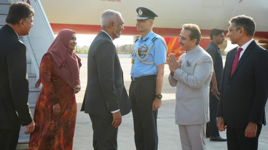 From `India Out` To `India In`? Maldives Prez Muizzu Arrives In Delhi To Seek Bailout Amid Economic Crisis