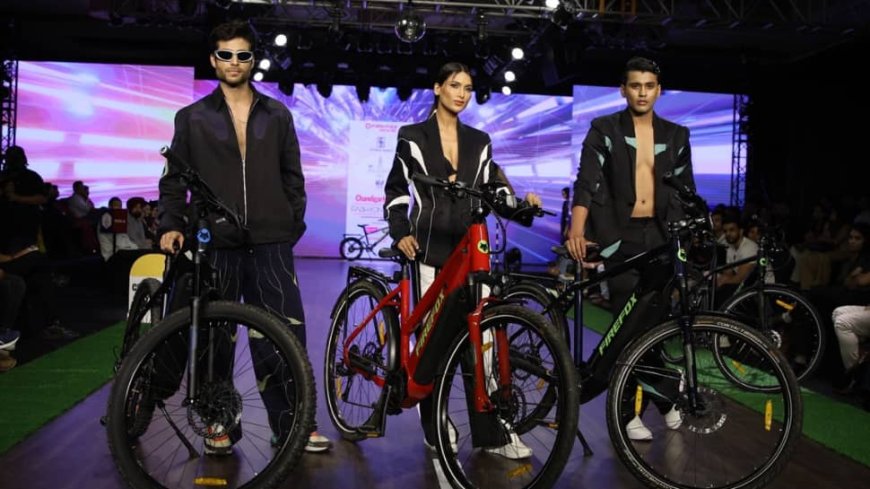 Firefox E-Bikes Electrifies Ramp At Chandigarh Fashion Week 2024