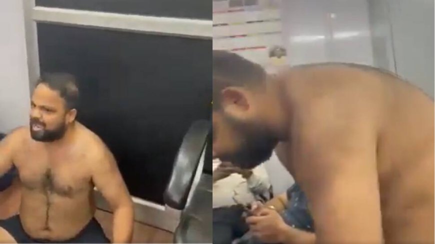 UP Trader Strips Off Clothes To Protest Alleged GST Harassment, Officials Refute Charge: WATCH