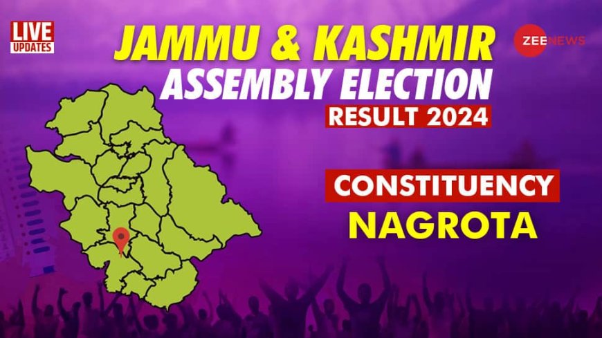 Nagrota vidhan sabha chunav result 2024 live Winner and loser candidate Dr. Devinder Singh Rana vs Balbir Singh total votes margin bjp congress jknc eci Jammu Kashmir Assembly election result