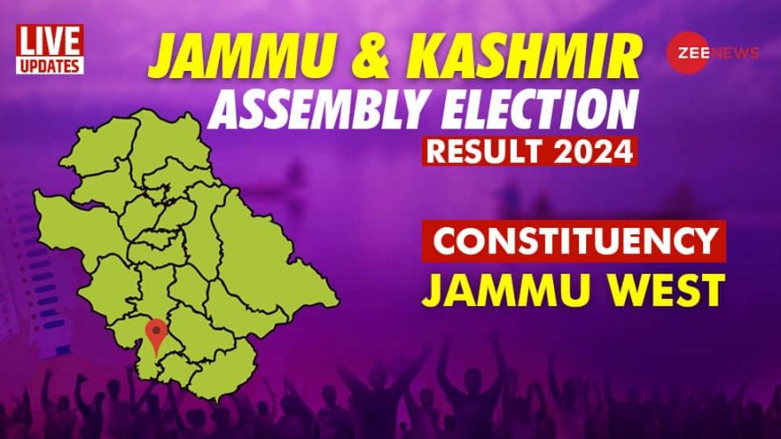 Jammu West vidhan sabha chunav result 2024 live Winner and loser candidate Arvind Gupta vs Thakur Manmohan Singh total votes margin bjp congress jknc eci Jammu Kashmir Assembly election result