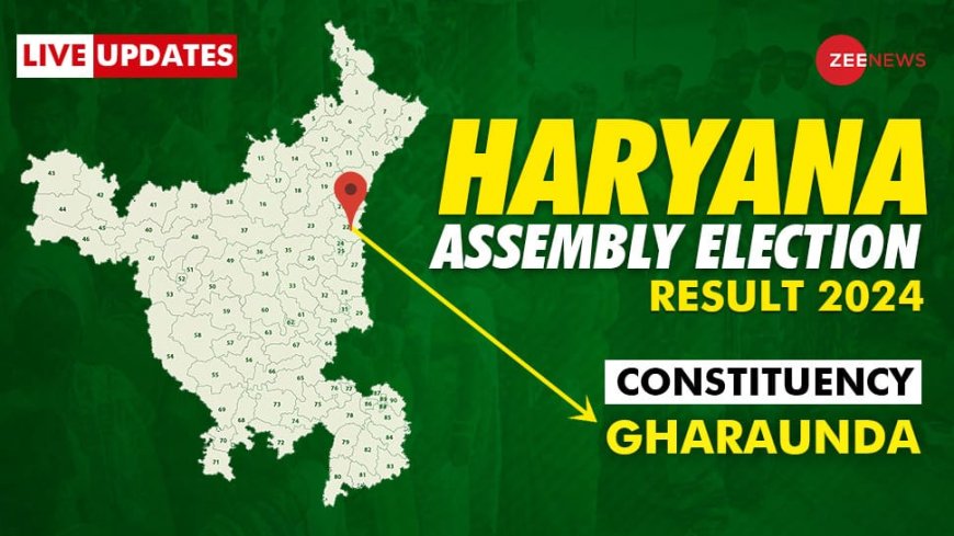 Gharaunda vidhan sabha chunav result 2024 live: Winner and losser candidate Harvinder Kalyan vs Virender Singh Rathore total votes margin bjp congress eci Haryana Assembly election result