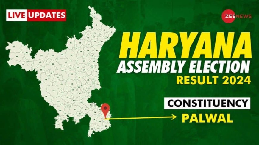 Palwal Election Result 2024 Live Update: Gaurav Gautam, BJP Candidate Leads