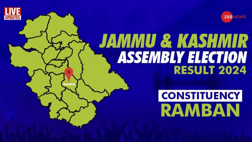 Ramban J&K Election Results 2024 Live: NC`s Arjun Singh Raju Emerges Victorious