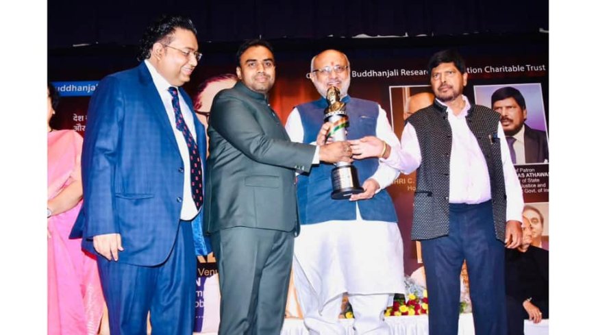 Dr. Thousif Pasha Honored With Social Activist Award At 14th Bharat Ratna Dr. Ambedkar Awards 2024