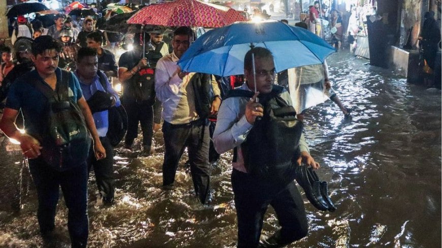 Weather Update: Heavy Rainfall Forecast Across India; Mumbai Faces Waterlogging