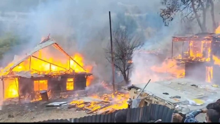 Massive Fire In Jammu And Kashmir`s Kishtwar: Around 90 Houses Gutted