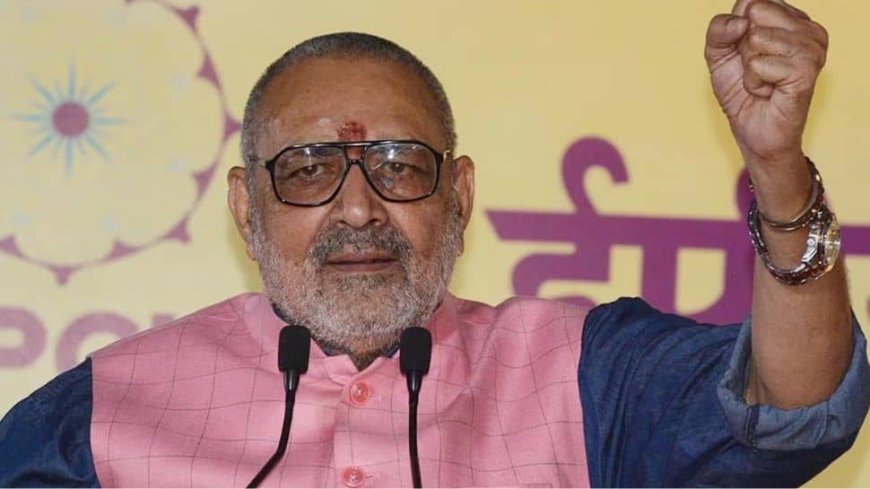 `Anti-Hindu DNA`: Union Minister Giriraj Singh Slams Akhilesh Yadav For Silence On Bahraich Incident