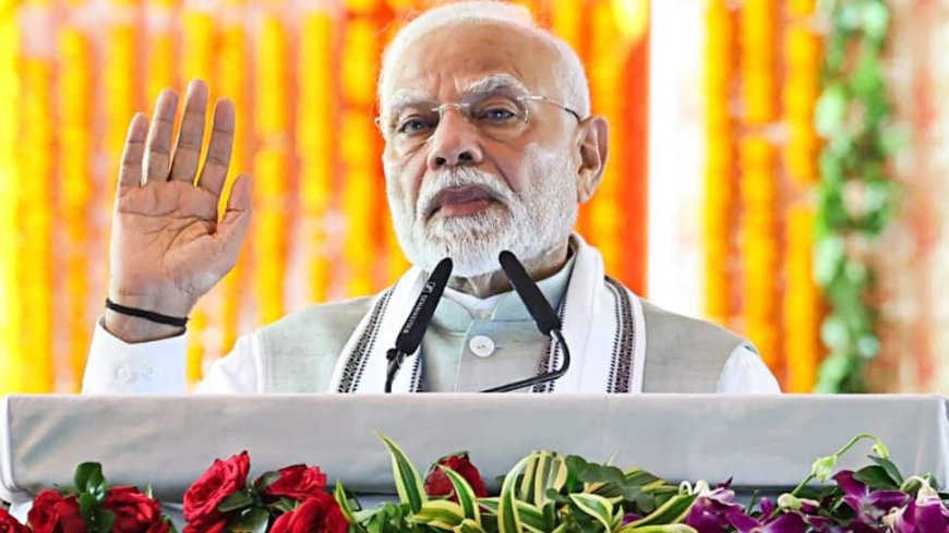 PM Modi Accuses Congress, SP Of Nepotism, Urges `Non-Political` Youth To Join Politics For Development