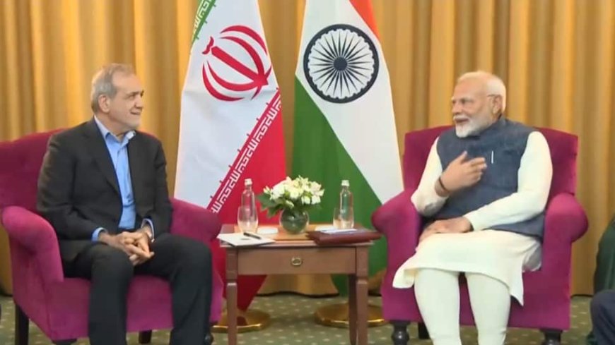 PM Modi, Iranian Prez Pezeshkian Hold Bilateral Talks On Sidelines Of BRICS Summit In Russia