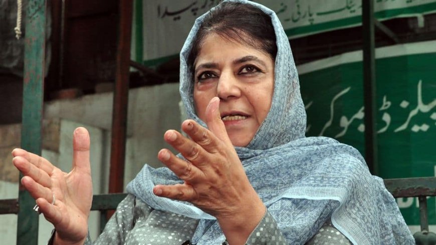 After Poor Show In J-K Polls; PDP Chief Mehbooba Mufti Dissolves Full Structure Of Party