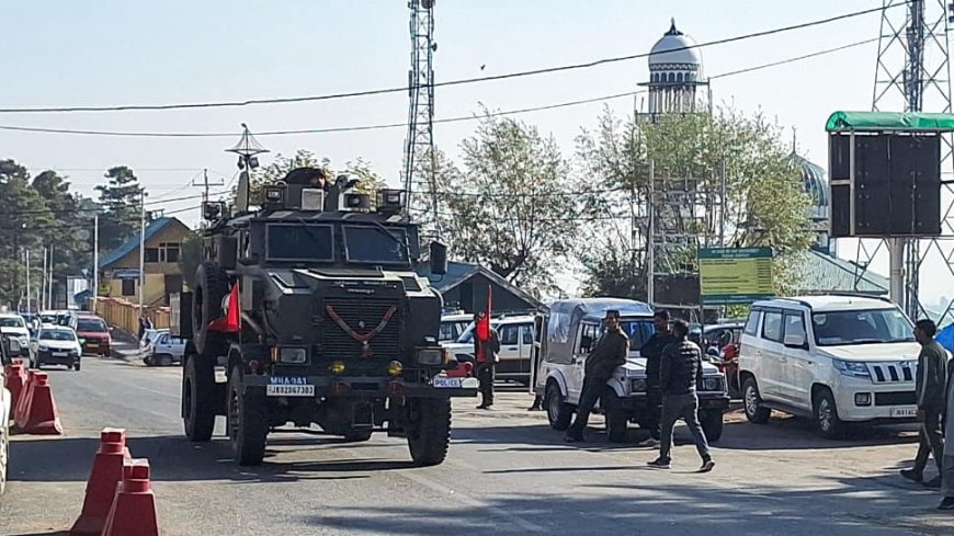 Massive Security Operation Continues In Botapathri After Terror Attack